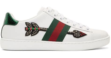 gucci shoes arrow|gucci ace tennis shoes.